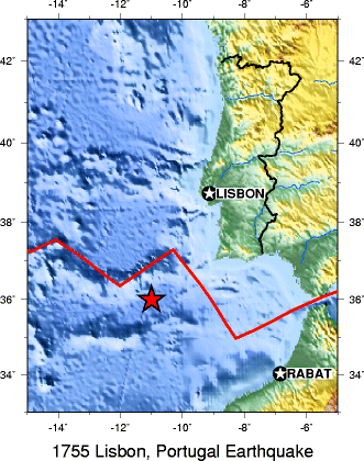 1755 portugál földrengés