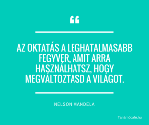 Nelson Mandela idézet oktatásról