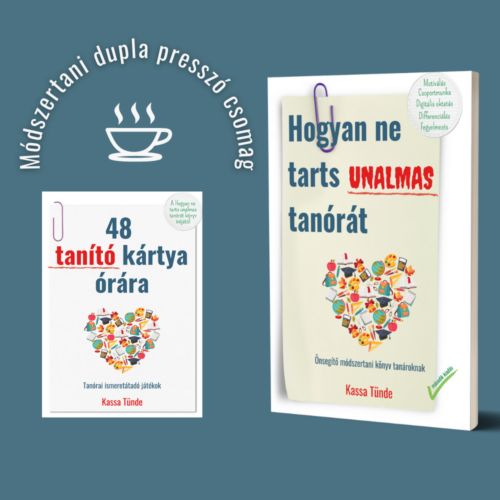 Módszertani dupla presszó csomag: Tanító kártyák és módszertani könyv együtt